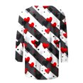 thumbnail image 5 of Valentine's Day Holiday T-Shirts for Womens Cute Heart 3/4 Sleeve Tops Fashion Going Out Tee Shirts, 5 of 5