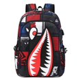 thumbnail image 1 of Elementary School Children'S School Bag With Shark Personalized Pattern Printing, Large Capacity And Lightweight Simple Backpack, 1 of 1