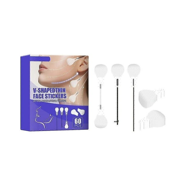 Face Lift Tape- Invisible Face Tape with Lifting Ropes Face Lifting Strips, Ultra-thin Lift Tape for Neck and Facial Wrinkles, Saggy Skin, Double Chin