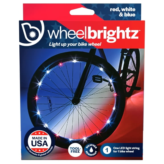 Wheel Brightz Patriotic Bicycle Wheel Light, Made in the