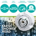 thumbnail image 2 of Niagara Conservation Earth Spa 3-Spray with 1.5 GPM 2.7-in. Wall Mount Adjustable Fixed Shower Head - White, 2 of 6