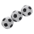 thumbnail image 3 of 10X Plástico 32mm Balón de Fútbol Sala de Fútbol Sala Reemplazar Negro + Blanco, 3 of 5