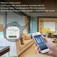 thumbnail image 2 of For Tuya Rf433Mhz Wireless Roller Shutter Control Wifi Smart Relay Module Switch Save Work And Money Three Control Options, 2 of 9