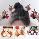 thumbnail image 2 of Horquillas para el pelo con forma de cuerno de ciervo para Navidad, horquillas para el pelo con forma de orejas de ciervo, diademas navideñas para festivales, piñas, bolas de pelo, tocados para adulto, 2 of 5