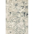 thumbnail image 1 of HomeRoots 475594 2 x 8 ft. Beige & Blue Abstract Tiles Distressed Runner Rug, 1 of 1