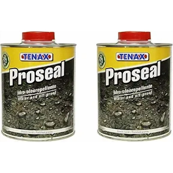 Tenax Proseal Granite Sealer, Marble Sealer, Stone Sealer - 1 Quart (Pack of 2)