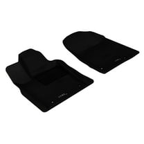 3D MAXpider KAGU Floor Mat (BLACK) compatible with DODGE/JEEP DURANGO/GRAND CHEROKEE (WK) 2013-2023 - Front Row