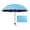 Dark Blue, variant on Compact Sun Rain Umbrella, 8 Ribs Manual Open Parasol, 6 Colors Black Coated UV Protection Folding Umbrella, Sun Rain Travel Parasol for Outdoor, Travel, Beach, Park, City