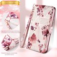 thumbnail image 5 of Compatible with iPhone XS Max Premium Vintage PU Leather Magnetic Closure Case with Strap Flip Cover, 5 of 5