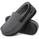 thumbnail image 1 of Pantuflas Moccasin para Hombre con Espuma de Memoria HomeTop Gris Oscuro, 1 of 8