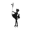 thumbnail image 1 of Metal Silueta Chica Silueta Escultura Chica Jardín Estatua Jardín Sombra Arte Jardín Figuritas Al Aire Libre Estatua De Hadas Siluetas Metal Vintage Patio Jardín Decoración Serendint HA021648-00, 1 of 5