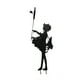 thumbnail image 1 of Metal Silueta Chica Silueta Escultura Chica Jardín Estatua Jardín Sombra Arte Jardín Figuritas Al Aire Libre Estatua De Hadas Siluetas Metal Vintage Patio Jardín Decoración, 1 of 5