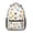 Cat and Fish, variant on Cat Head White Pattern Backpack for School, Cute School Bag with Adjustable Shoulder Straps and Padded Back, 15.3"x11"x6.7"
