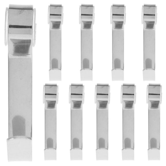 BERTDOMD 10pcs Shower Curtain Rod Hooks Bathroom Curtain Rod Hooks Heavy Duty Shower Rod Hangers