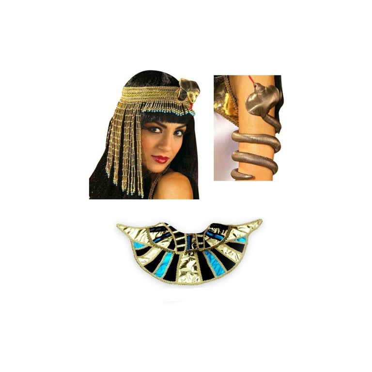 lovende kugle knap Cleopatra Pharaoh Transformation Egyptian Women Kit - Walmart.com