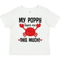 thumbnail image 3 of Inktastic My Poppy Loves Me Grandchild Boys or Girls Toddler T-Shirt, 3 of 5
