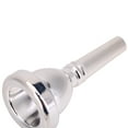 thumbnail image 3 of Boquilla Universal para trombón Alto 12C chapada en plata, accesorio para instrumentos musicales, 3 of 8