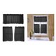thumbnail image 1 of Cortinas pequeñas para ventana Perfecl Niveles de ventana de encaje bordado 130x41cm, 1 of 8