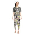 thumbnail image 3 of Hello Kitty Women’s Graphic Sleep Tee with Short Sleeves, Sizes XS-3X, 3 of 5