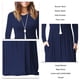 thumbnail image 4 of Vestidos largos casuales,Vestido de manga larga con cuello redondo para mujer, vestido de cuello redondo, rendimiento lleno de energía, 4 of 6
