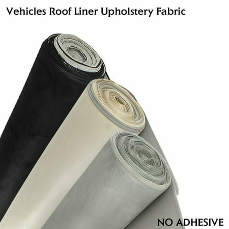 Suede Headliner Fabric Renovate Ageing or Renovate Aging / Recover Saggy Dirty Black/Light Gray/Beige