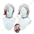 thumbnail image 5 of Lyney Cosplay Genshin Impact Costume Wig Fontaine Lyney Leather Magician Uniform Short Hair Glove Twins Halloween Carnival Game, 5 of 5