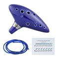 thumbnail image 2 of 12 hoyos Ocarina Cerámica Alto C Vasija Flauta Viento Musical, 2 of 6