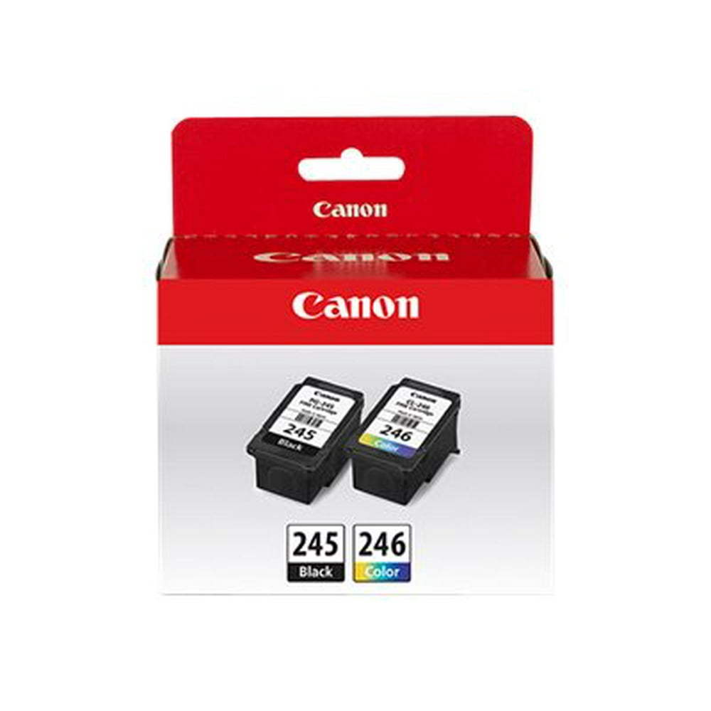 Canon Pg 245 Cl 246 Value Pack 2 Pack Black Color Cyan Magenta Yellow Original