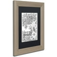 thumbnail image 2 of Trademark Fine Art "Tree" Canvas Art by KCDoodleArt Black Matte, Birch Frame, 2 of 4