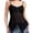Black, variant on Spaghetti Strap Tank Tops for Women Lace Mesh Tie Front High Low Camisole Top Y2k Sleeveless Shirts Summer Outfits S-XL