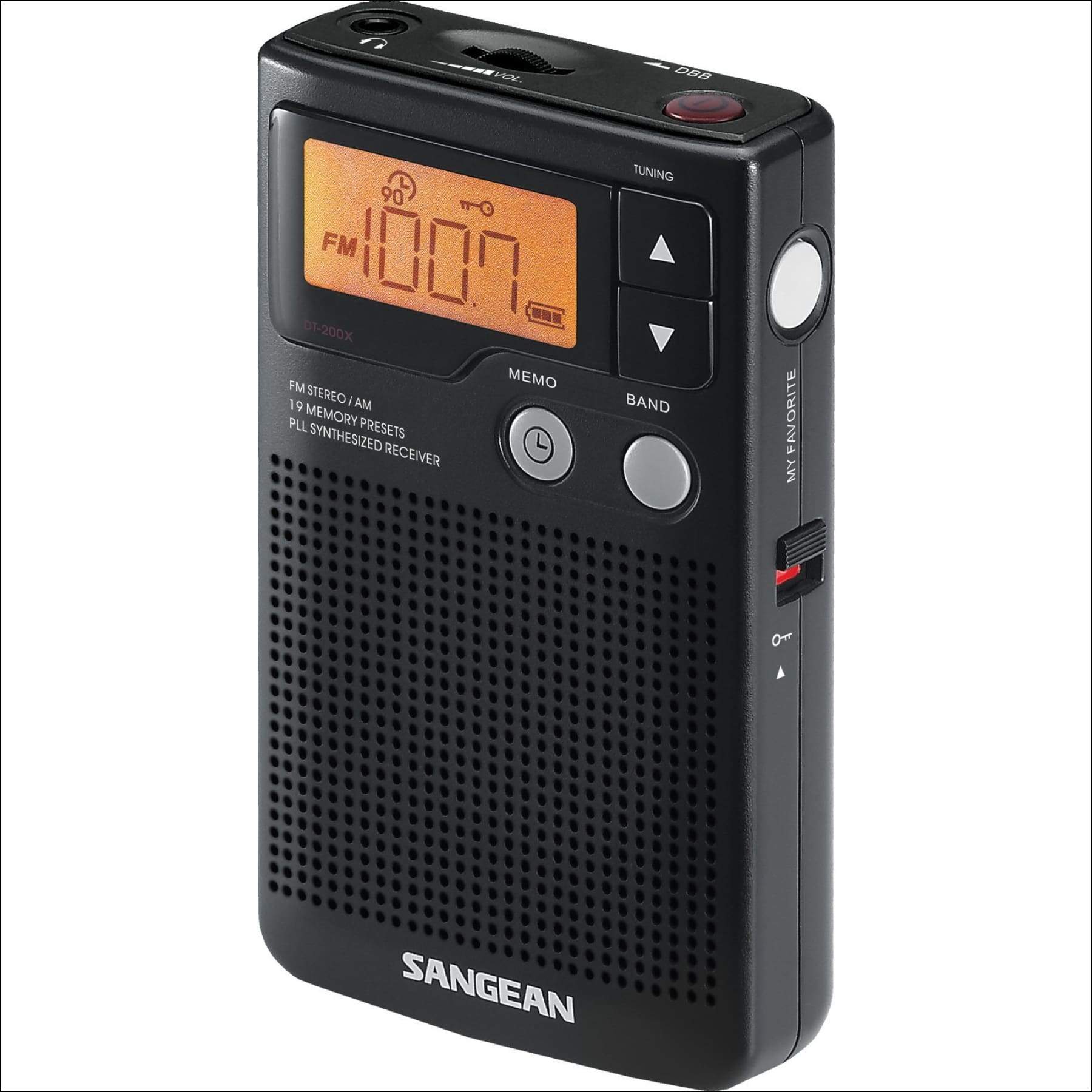 Sangean DT-200X FM-Stereo/AM Digital Tuning Pocket Radio - image 3 of 4