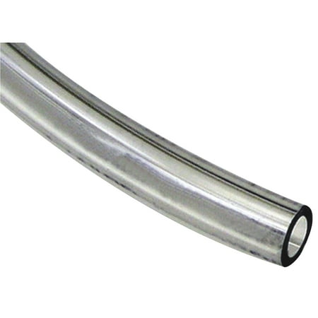 Abbott Rubber General Purpose Lightweight Vinyl Tubing, 1 in ID x 1-1/4 in x 50 ft L, PVC