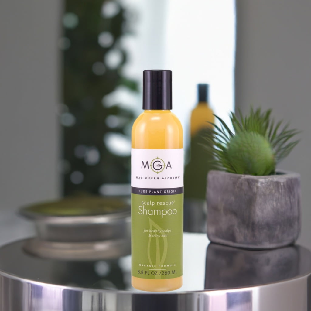Scalp Rescue Shampoo ( 8.8 fl oz Bottle), Hydrating, Unisex, All Hair Types : Max Green Alchemy