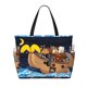 thumbnail image 1 of Disketp Ocean Scene with Noah's Ark Bolsa de Playa de Gran Capacidad, Bolso Impermeable y a Prueba de Arena para Mujer, Ideal para Playa, Piscina y Natación, 1 of 7