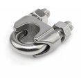 thumbnail image 2 of M5 Wire Rope Clip 304 Thread Stainless Steel Cable U Clamp U Bolt Fastener (Pack of 1), 2 of 4