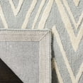 thumbnail image 6 of SAFAVIEH Cambridge Sam Geometric Wool Area Rug, Gray/Ivory, 2'6" x 4', 6 of 10