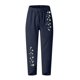 thumbnail image 4 of Pantalones estampados de bolsillo de algodón y lino sueltos casuales de verano para mujer Pantalones Pompotops  ulkah939022, 4 of 5