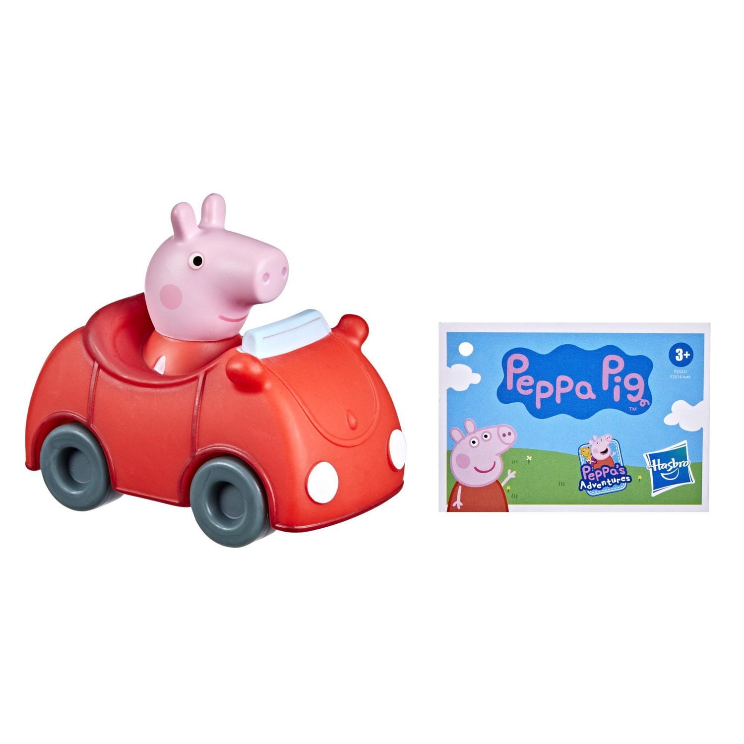 Peppa Pig Peppa’s Adventures Mini-véhicule Peppa Pig (Peppa Pig dans la voiture familiale rouge)