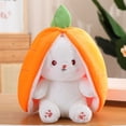 thumbnail image 1 of Conejo de peluche creativo de 35cm, juguete de peluche de zanahoria suave escondido en bolsa de fresas, muñecas divertidas para niños y niñas, regalo de cumpleaños zhangyuxiang LED, 1 of 2