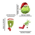 SEAYI Grinch Furry Green Toy Christmas Decorations Grinch Hand Plush seayi-grinch-furry-green-toy-christmas-decorations-grinch-hand-plush