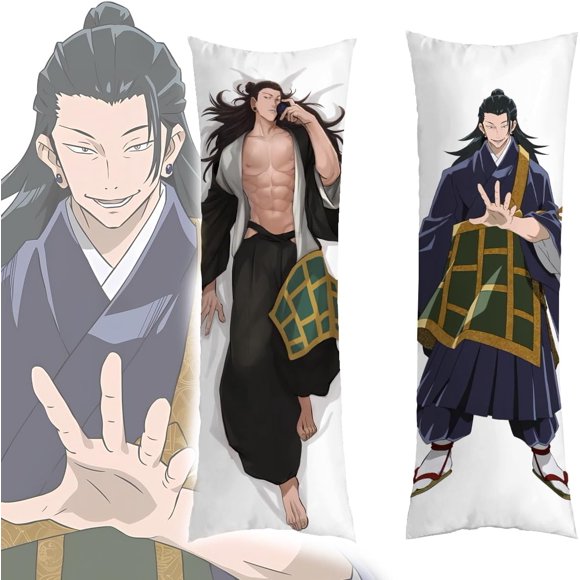FUNCASES Geto Suguru Body Pillows Body Pillow Anime Body Pillow Anime Girl Pillowcase Japanese Anime Body Pillow Cover Hugging Pillow Cover
