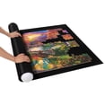 thumbnail image 2 of Becko US 3000-piece Jigsaw Puzzle Mat Roll Up, Puzzle Storage (Black), 2 of 7