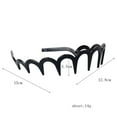 thumbnail image 2 of IBASETOY 4Pcs Unisex Hair Clasp Hard Plastic Hairband Antiskid Headband Accessories Assorted Color, 2 of 8