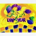 thumbnail image 2 of CafePress - Leap Year Balloons Body Suit - Baby Light Bodysuit, Size Newborn - 24 Months, 2 of 4