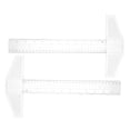 thumbnail image 1 of AURARMLET 2Ud Herramienta De Medición En T Para Y Dibujo Con Escala Doble Y Precisión, 1 of 8