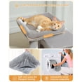 thumbnail image 2 of Cat Tree  30 Inches Tower With Dual Condos For Indoor Cats Plush House Padded Perch Ramp And Posts Replaceable Balls-gray, 2 of 5
