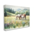 thumbnail image 4 of Stupell Industries Horses in Spring Meadow Animals & Insects Painting Gallery Wrapped Canvas Art Print Wall Art, 20 x 16, 4 of 8