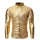 thumbnail image 2 of Hombres Otoño Solapa Cool Lentejuelas Casual Estampado en caliente Proceso Camisa de baile Pompotops oipoqjl25814, 2 of 3