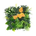 thumbnail image 2 of Elodie Panneau Mural de Verdure Simulation Herbe 9.8x9.8 Pouces pour Balcon Accessoire Style C, 2 of 5