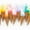 Ice Cream Threads, variant on Elephant Stock Ice Cream Eating Phase Wall Art - Horizontal Multi Panel Canvas - Living Room Wall Decor - Food And Drink Multi Panel - Turquoise And Blue Decor - 84" x 54"